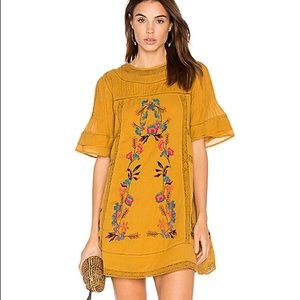 Free People Perfectly Victorian Dress in Yellow
